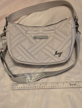 lug Metallic Silver Matte Luxe Harmony Bag